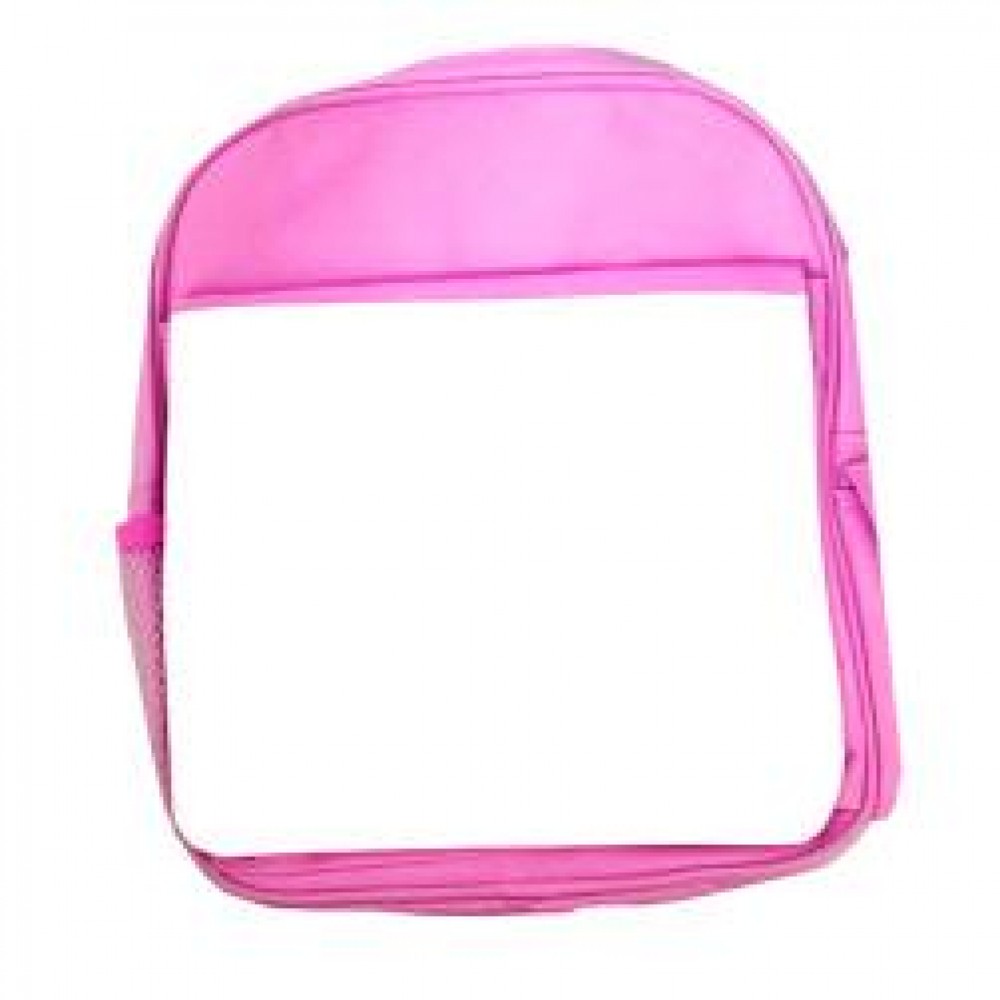 Bags Backpacks Large School Bag with Panel Pink