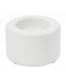 Tealight Candle Holder Ceramic - White