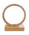 Photo Frame - Bamboo/ MDF - Revolving Magnetic Frame - Circle