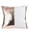 Cushion Cover - Sequins - Champagne Gold - 40cm x 40cm - Square