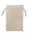 Bags - DOUBLE DRAWSTRING - Thick Linen - 17cm x 25cm