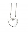 Dog Tag - Heart Shaped with Insert