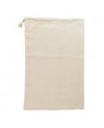 Drawstring Bag - Natural Cotton Style - 30cm x 45cm