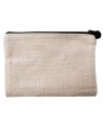 Zip Up Bag - Linen - 12cm x 17.5cm