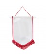 Flags & Banners - Pack of 10 x Pennant - 18cm x 26cm - RED
