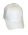 Baseball Cap - Polycotton - White