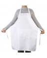 Apron With Pocket - Adult - White