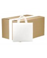 FULL CARTON - 100 x Shopping Bag with Gusset - Fibre Paper - 32cm x 30cm - Short Handles