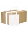 FULL CARTON - 100 x Tote Bag - New York Canvas White - 38cm x 39cm - Long Handles