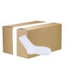 FULL CARTON - 144 Pairs x Men's Socks - 40cm - Plain White