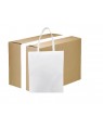 FULL CARTON - 100 x Tote Bag - Fibre Paper - 28cm x 35cm - Short Handles