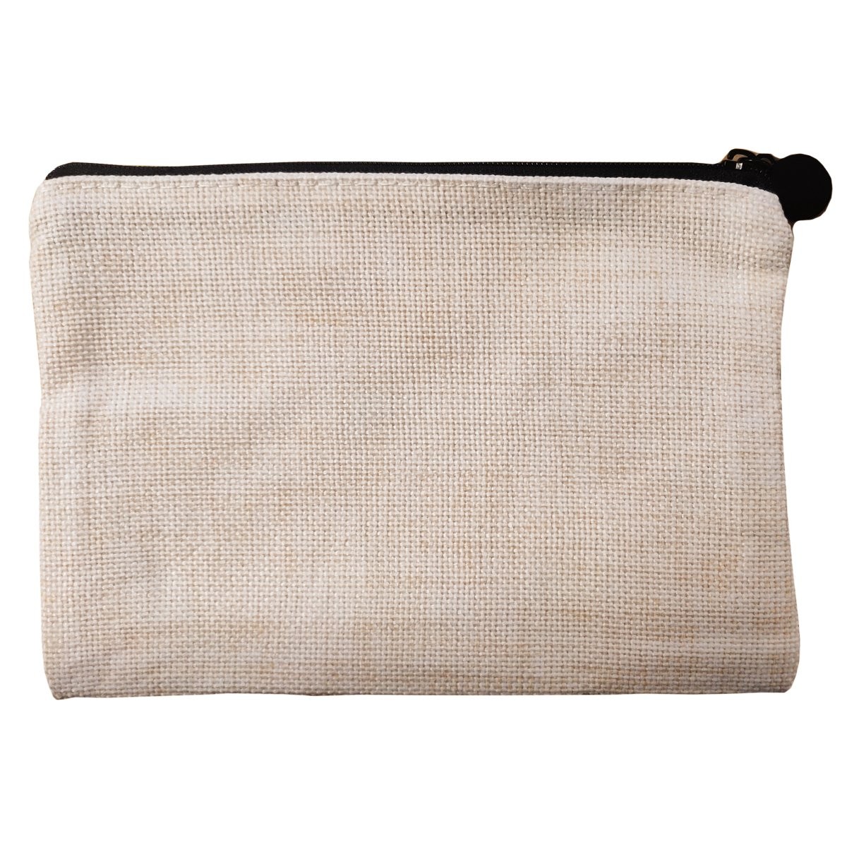 Zip Up Bag - Linen - 12cm x 17.5cm