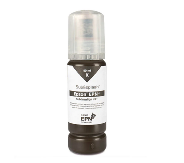 Sublisplash® EPN+ Sublimation Ink for Epson EcoTank Printers - black - 80ml