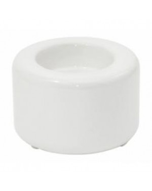 Tealight Candle Holder - Ceramic - White