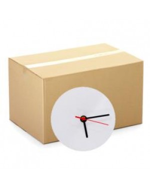 MDF Clock - CARTON (25 pcs) - Round - 20cm Wall Clock