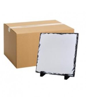FULL CARTON - 9 x Large (30cm x 30cm) Square Shaped Photo Slate with Stands