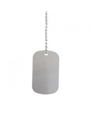 Dog Tag - Steel - Double Sided