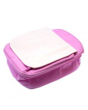 Lunch Bag for Kids with Detachable Flap - Pink
