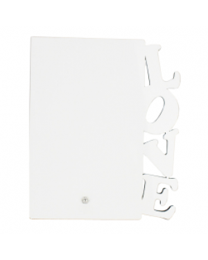 Photo Panel - MDF 'Love' Photo Frame with Stand - 5" x 7
