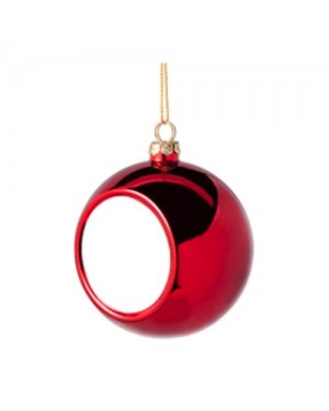 Ornaments - Christmas Bauble with Printable Insert - Red