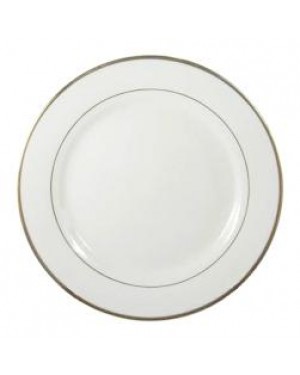 Blank 6 X 10'' Ceramic Plate With Gold Rim for Sublimation