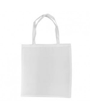 Tote Bag - Venice - Satin White - 38cm x 40cm - Short Handles
