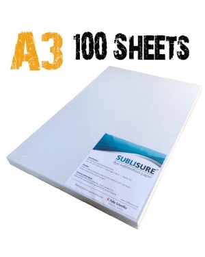 Sublisure A3 Sublimation Paper 100 Sheets