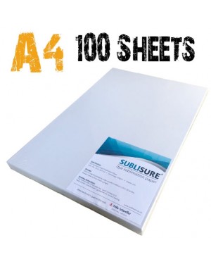 SubliSure A4 Sublimation Paper 100 Sheets