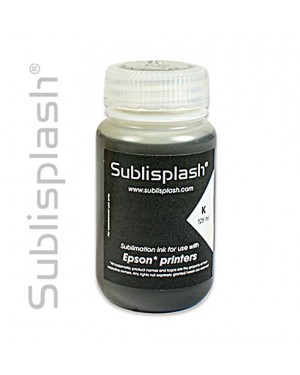 Sublisplash Black Bottle Ink 125ml 