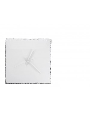Photo Slate - Square Clock - 27cm x 27cm
