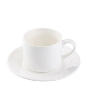 Sublimation 5oz Ceramic Tea Cup and Saucer Blank