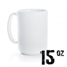 15oz White Photo Mug Sublimation