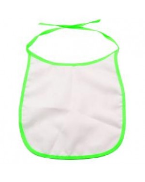 Baby Bib - 100% Polyester - Light Green
