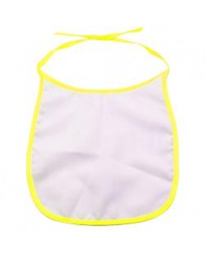 Baby Bib - 100% Polyester - Yellow