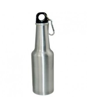 Water Bottles - Beer Bottle - Silver - 400ml