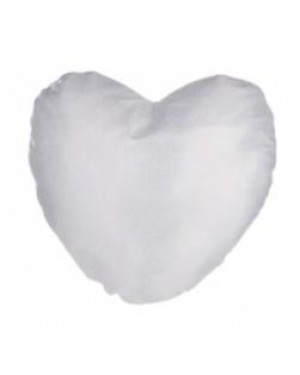 Cushion Cover - Glitter - Silver - 40cm x 40cm - Heart