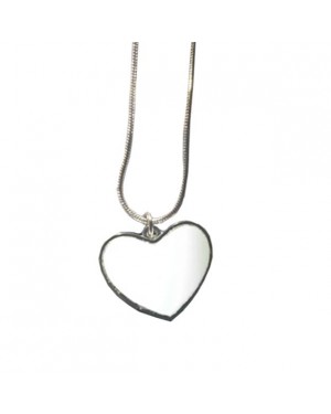 Dog Tag - Heart Shaped with Insert