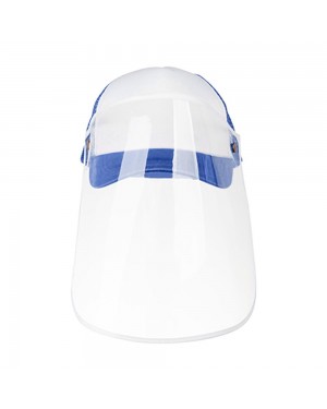 Apparel - Cap with Face Shield - ADULT - Blue