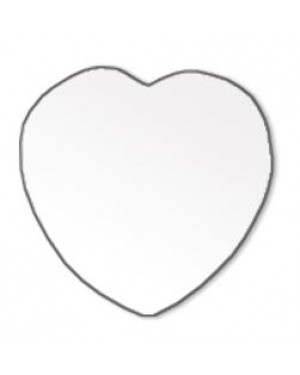 Spare Insert Heart-Shaped For Metal Keyring