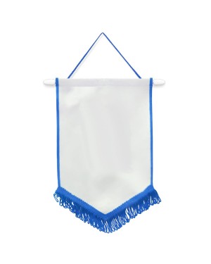 Flags & Banners - Pack of 10 x Pennant - 18cm x 26cm - BLUE