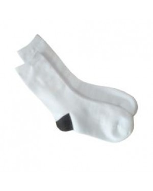 Socks - White Toe/ Black Heel - Women's Socks - 35cm