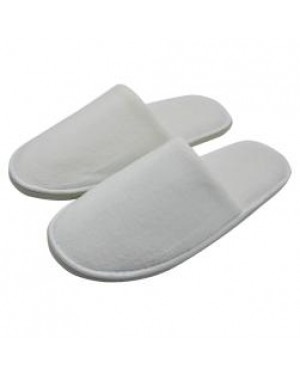 Sublimation Indoor Closed Toe Slippers - White