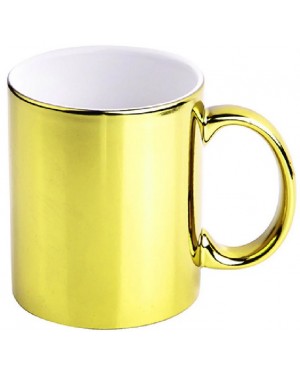 Bright Gold Mirror metallic durham mug - 36 Blanks