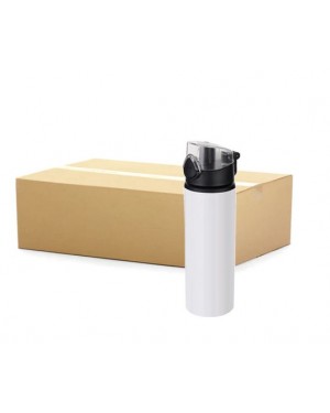 Carton 60pcs Water bottle Black Flip lid 750ml