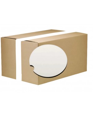 FULL CARTON - 300 x MDF Car Coaster - Round - 6.5cm