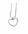 Dog Tag Heart Shaped with Insert