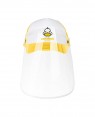 Cap with Face Shield Adult - Yellow