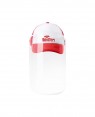 Cap with Face Shield -CHILDRENS - Red