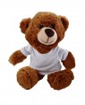 Dark Brown Teddy Bears with Printable T-Shirt