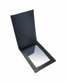 PU Folding Compact Mirror Small - Black